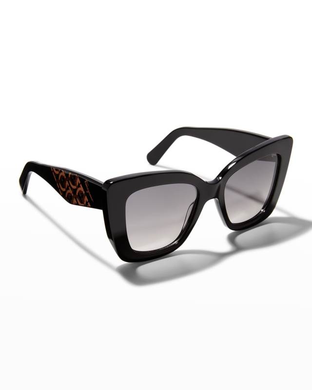 Gancio Acetate Butterfly Sunglasses